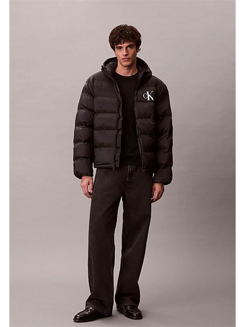 ls nylon monogram puffer jkt CALVIN KLEIN JEANS | LV04RD528GUB1